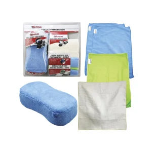 Kit de Paños y Esponja Para Lavar Auto Propulsa 5 Piezas