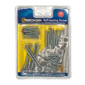 Tornillos Autoperforantes Becker 42 Piezas